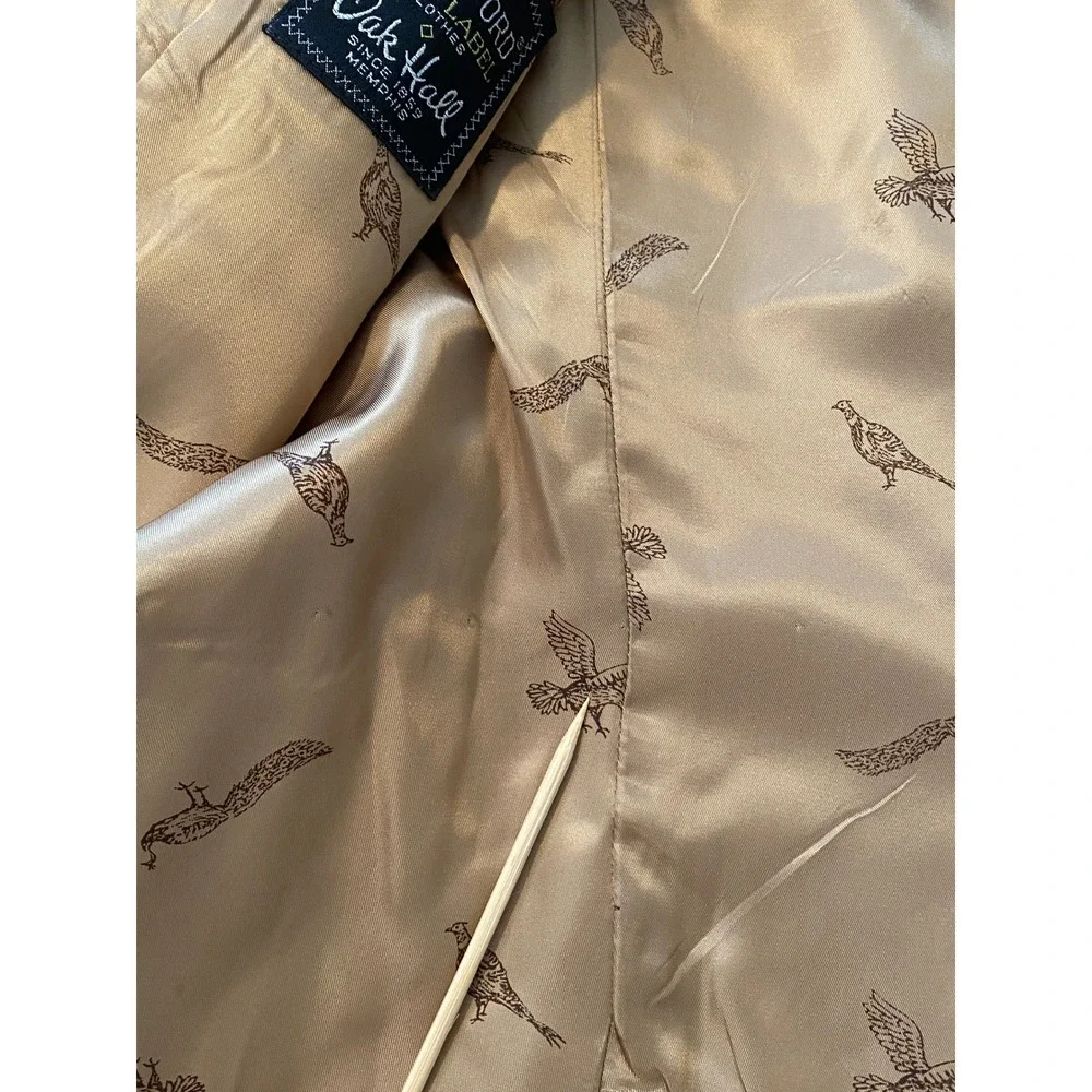 Oak Hall Sport Coat Mens 42R Tan 100% Camel Hair Bradford Gold‎ Label Blazer USA